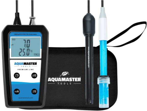 Aqua Master Handheld H600 PRO - elektroniczny miernik do pH, EC, PPM, TDS i temperatury w roztworze