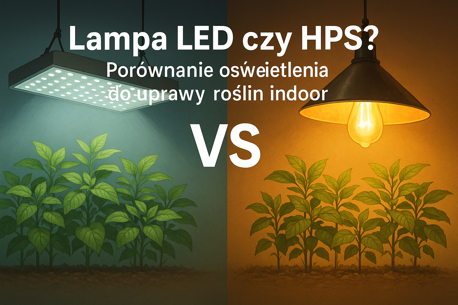 Lampa LED czy HPS? Porównanie oświetlenia do uprawy roślin indoor