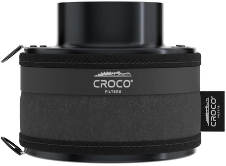 FILTR WĘGLOWY- CROCO Black (fi:100 mm)(80–120 m³/h)