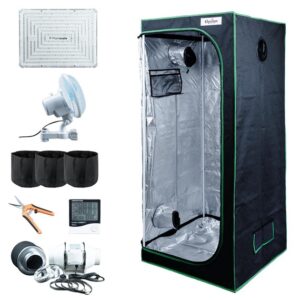 GOOD SET 80 – kompletny zestaw do uprawy roślin (80×80×180 cm) z LED 200W