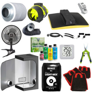 [PLUG & PLAY] Growbox zestaw (80×80×160 cm) z lampą LEDMAX ECO 150W – kompletny zestaw do uprawy roślin indoor (0,64 m²)