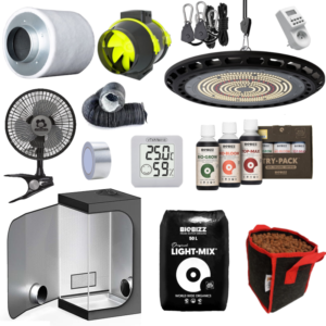 [PLUG & PLAY] Kompletny zestaw growbox (50×50×120 cm) z LED UFO 100W