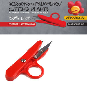Nożyce do trymowania roślin VF z okiem – precyzyjne nożyczki (ostrze 100% INOX)