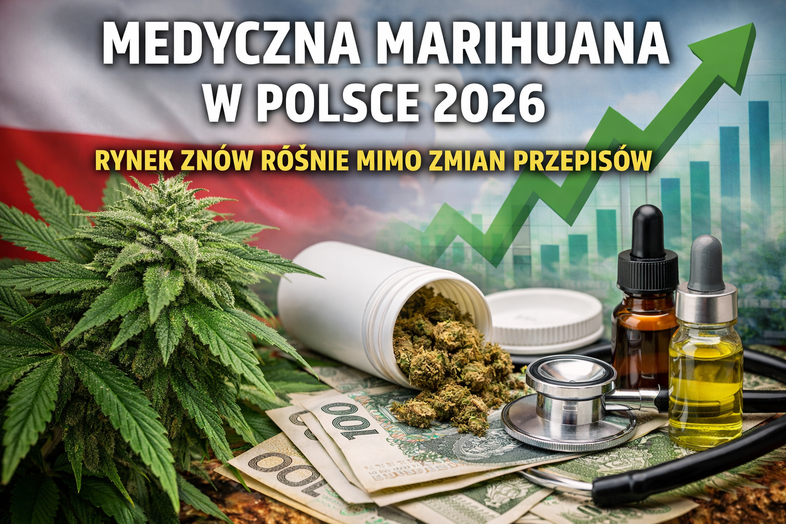 Medyczna marihuana w Polsce 2026 – rynek znów rośnie mimo zmian przepisów
