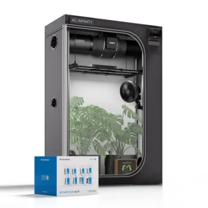Growbox AC Infinity AI+ 120x60x180cm – zestaw uprawowy LED 220W + Athena Blended Line Trial Kit 8x946ml