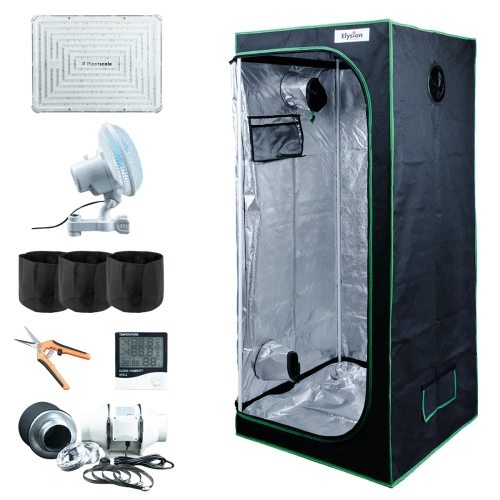 Zestaw Growbox 80×80×180cm – LED DRON 200W, wentylacja i akcesoria